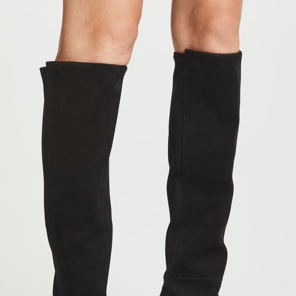 NWT Stuart Weitzman Eloise 75 Suede TTK Boot - Picture 4 of 8
